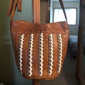 Frye leather crossbody purse